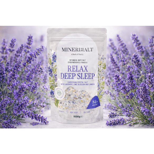Minerisalt Relax Tiefschlaf 1000 g, Stressabbauende, entspannende Badesalz