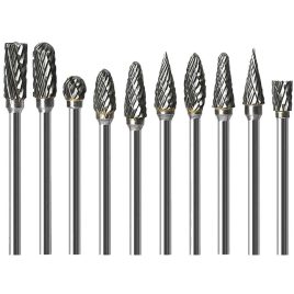 Profilfräser-Bohrerset für Metall (10 Stk.)