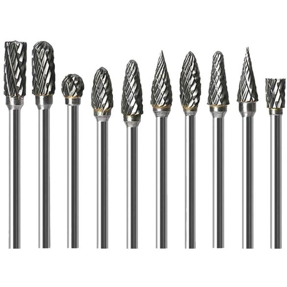 Profilfräser-Bohrerset für Metall (10 Stk.)