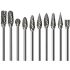 Profilfräser-Bohrerset für Metall (10 Stk.)