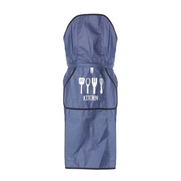 Wasserdichte Küchenschürze, mit Klettverschluss und beidseitigen Taschen