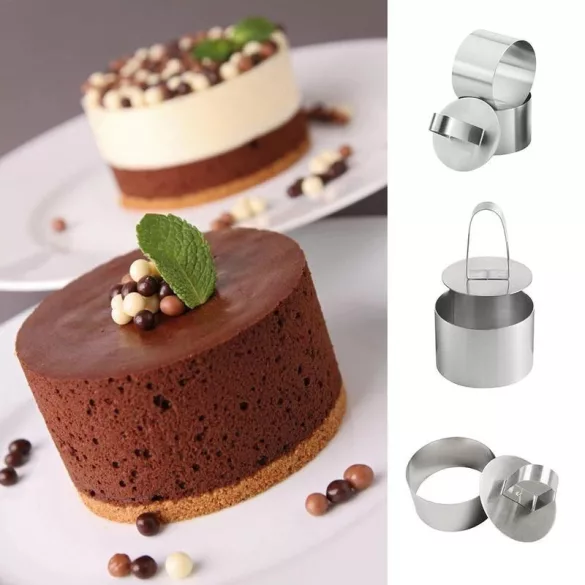 Edelstahl Kuchen (Mousse) Form