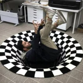 3D-Effekt Teppich