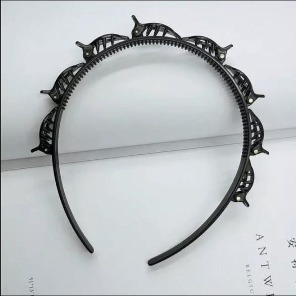 Haarband, Haarreif mit Clips, Haarklammern