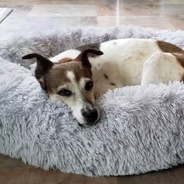 Flauschiges Haustierbett, Katzen-Hundebett