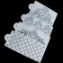 Tortendekorationsschablone, Blumendekor-Stencil (4 Stk.)