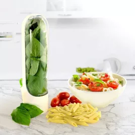 Frischhalte-Vase für Kräuter