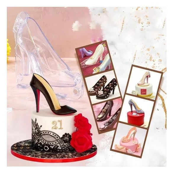 High-Heel Tortendekoration Form, Fondant, Schokoladenform