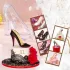 High-Heel Tortendekoration Form, Fondant, Schokoladenform