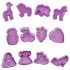 4er-Set 3D-Ausstechformen für Kekse