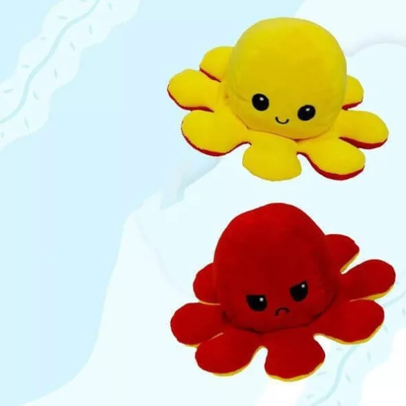 Stimmungs-Plüsch, wendbarer Stimmungs-Oktopus