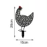 Huhn Gartendeko