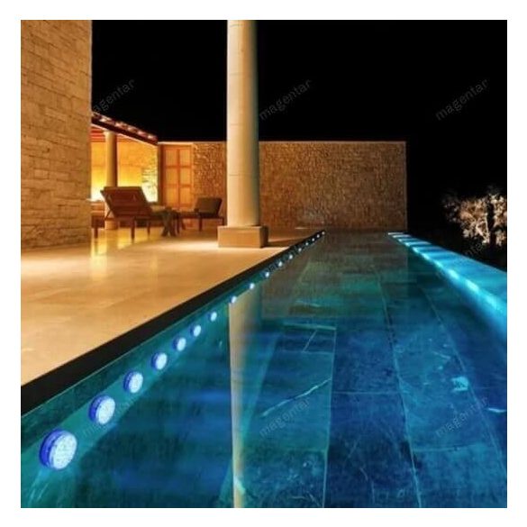 LED Poolbeleuchtung, RGB Poollampe (16 Lichtmodi)