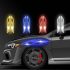 Reflektierende Carbon-Autoaufkleber, Auto-Tuning-Streifen