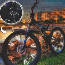   Fahrradspeichen-Dekoration, Reflektorstab für Fahrrad (12 Stk.)
