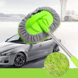   Mikrofaser-Reinigungsbürste für die Autowäsche, mit teleskopisch verstellbarem Griff