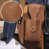 Retro Leder-Gürteltasche, Herrentasche