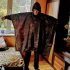 Tarnfarben Regenjacke, wasserdichter Jagdponcho