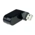 3-Port-USB-2.0-Hub mit drehbarem Kopf