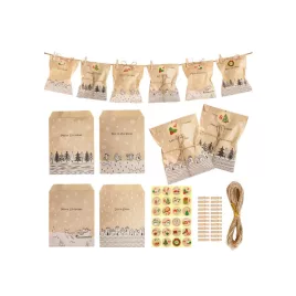 Weihnachts-Adventskalender-Set
