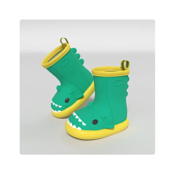 Erwachsenen-Gummistiefel mit Haifischmuster