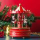 Musikalische Weihnachts-Karussell-Dekoration