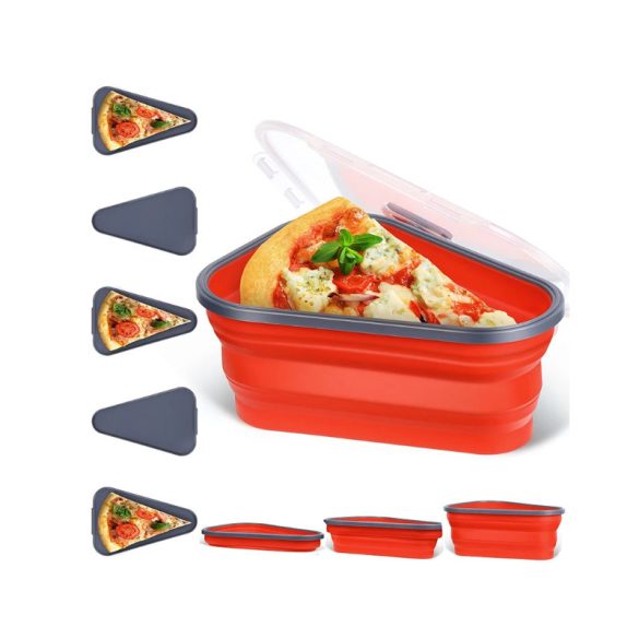 Faltbarer mikrowellengeeigneter Pizzastückhalter