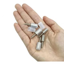   Querschneidendes selbstschneidendes Schraubenset mit Gummihülse, 50 Stück