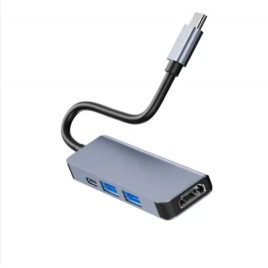 C-Typ 4-Port USB Hub 3.0–4K HDMI