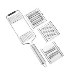 Reibe, Schneider mit 3 austauschbaren Einsätzen