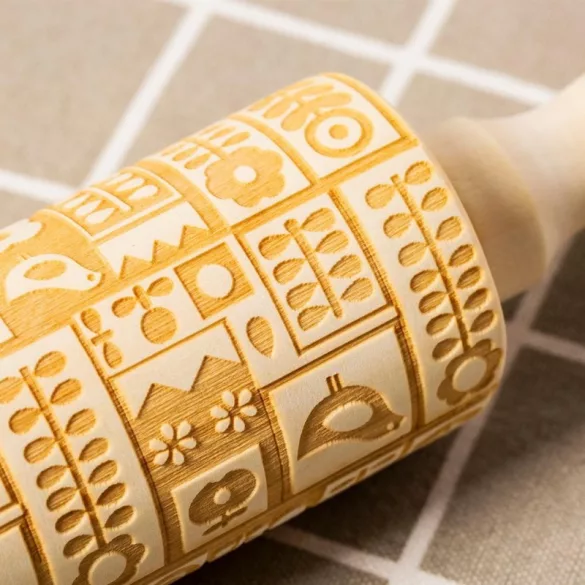 Gemusterter Nudelholz, gemusterter Teigroller