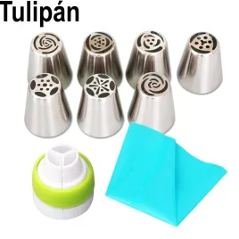 Kuchendekorationsset mit Spritzbeutel