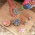 Kuchendekorationsset mit Spritzbeutel