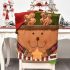 Weihnachtliche Stuhlhusse
