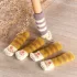 Stuhlbein-Socken mit Katzenpfoten (4 Stk.)