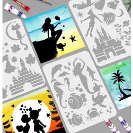 Schablonen-Set Silhouette (16 Stück)