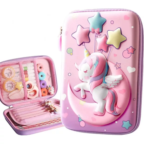 3D-Einhorn-Federmäppchen