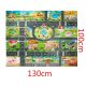 Auto-Spielmatte, Spielmatte für Kinder 100x130 cm
