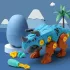 Zusammenbaubares Dino-Spielzeug
