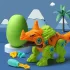Zusammenbaubares Dino-Spielzeug