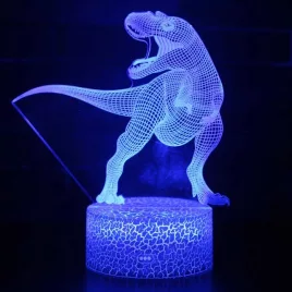 3D Dinosaurier-LED-Lampe