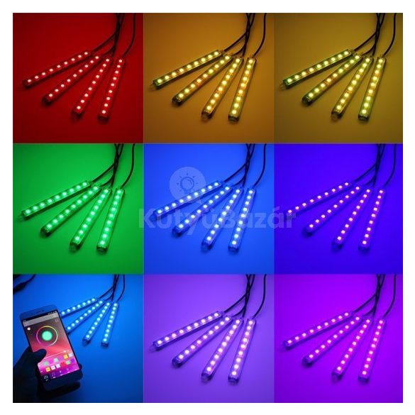 Per App steuerbare Innenraumbeleuchtung, 48 LED