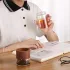 Teetasse, Teeflasche mit Sieb