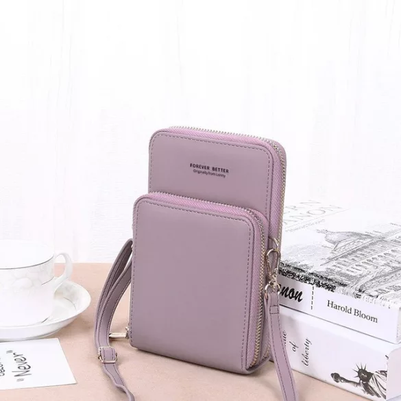 Reißverschluss-Crossbody, Damen Tasche