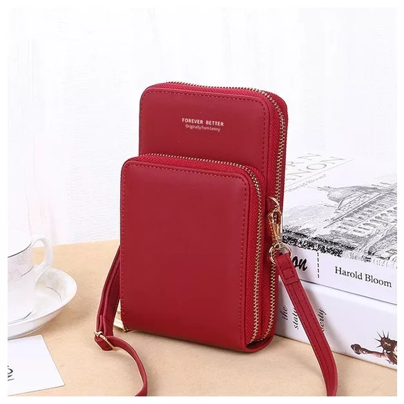 Reißverschluss-Crossbody, Damen Tasche