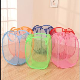 Faltbarer Spielzeug-/Wäschekorb, Dunkelblau