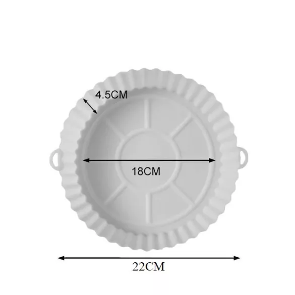 Silikonform für Heißluftfritteuse