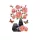 3D-Blumen Wandsticker
