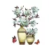 3D-Blumen Wandsticker
