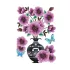 3D-Blumen Wandsticker